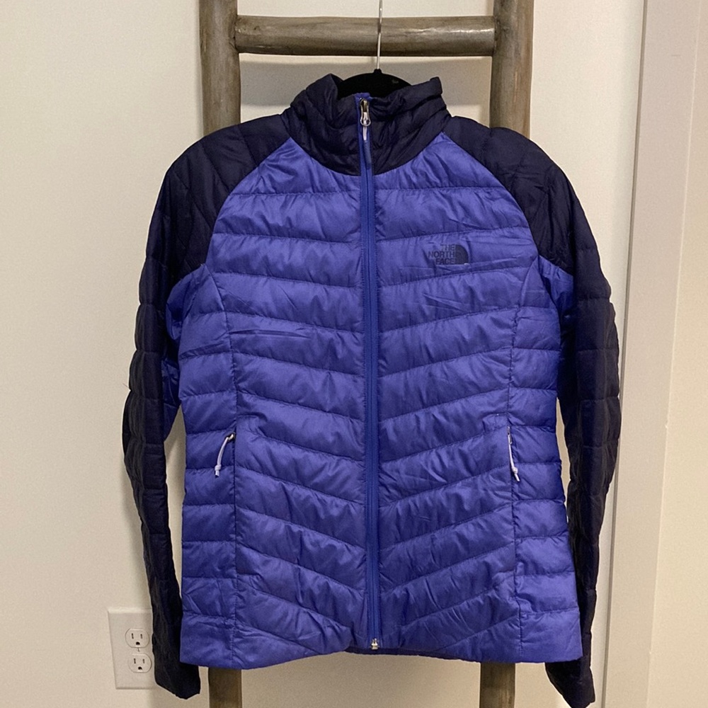 Lightweight Purple Puffy Down Jacket